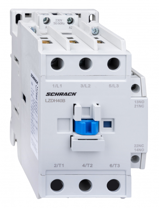 Contactor 3 poli, CUBICO High, 18,5kW, 40A, 1ND+1NI, 24Vc.a. [1]