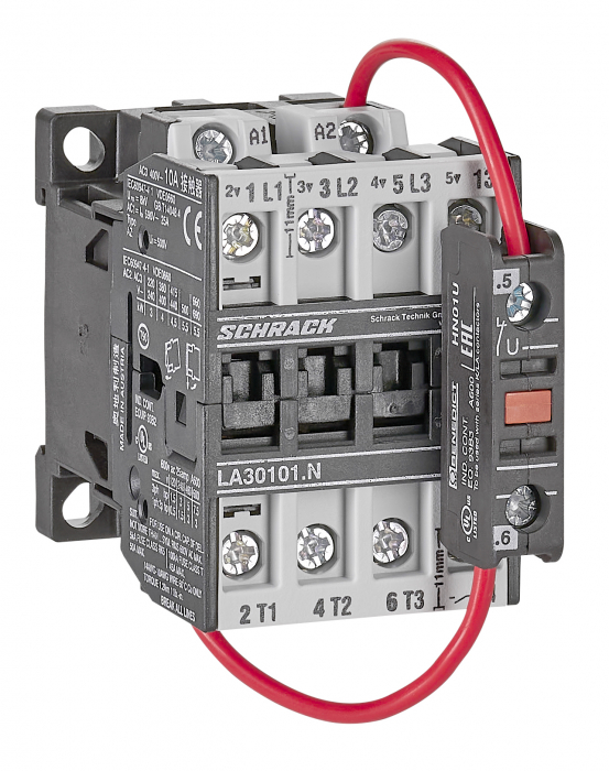 Contactor 3pole, 4kW, AC3, 10A, 24VDC + 1NO built in [1]