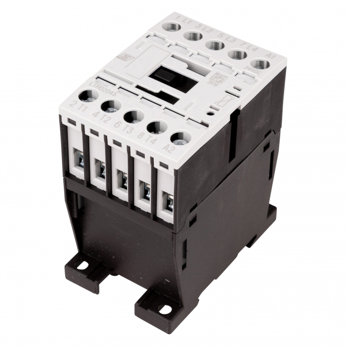 Contactor ALEA II 4 poli, 20A/AC-1, bobina la 24Vcc [1]