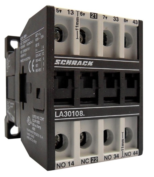 Contactor auxiliar 12A, 230VAC, 3ND+1NI [1]
