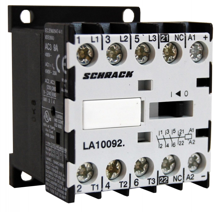 Contactor auxiliar miniatura 3poli /1NI-230VAC 10A [1]
