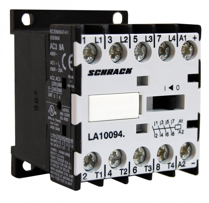 Contactor auxiliar miniatura 4ND/24VDC 20A [1]