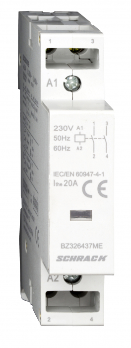 Contactor modular 1UH, 20A, 1ND+1NI, 230VAC [1]