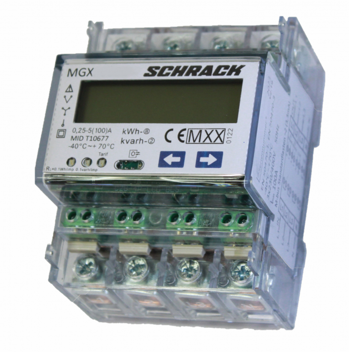 Contor digital kWh direct 100A, 3faze, 2 tarife, MID cerere [1]