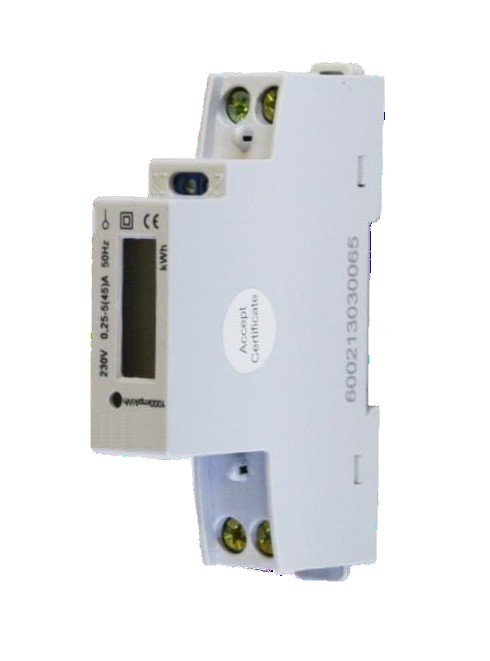 Digital kWh meter, direct 45A 1 phase, MID [1]