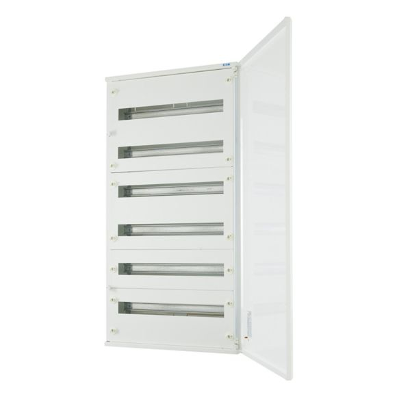 BF-O-6/144-C, Cutie de distributie, usa alba, terminale N/PE, 6 randuri 144 module [1]