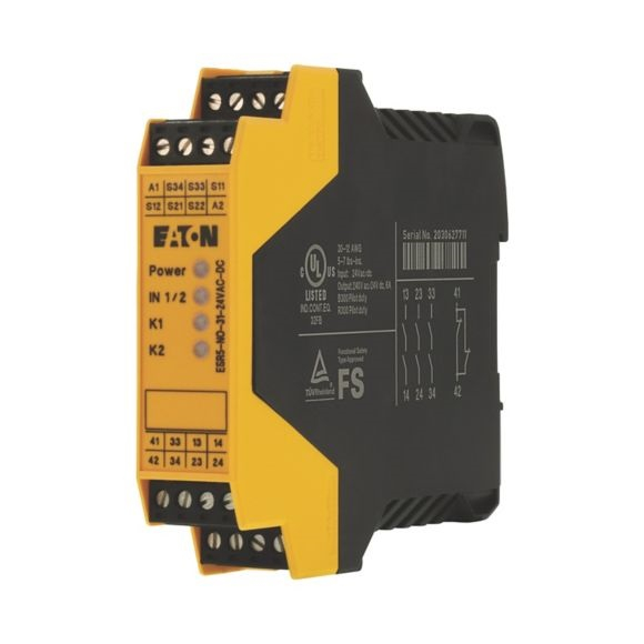 ESR5-NO-31-24VDC, Modul: releu de siguranta, 24V DC, IN: 3, pentru sina DIN [1]
