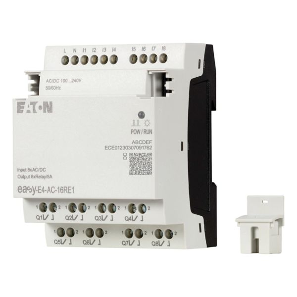 EASY-E4-AC-16RE1, Modul de extensie pentru easyE4, 100-240V AC/DC, 8 intrari, 8 iesiri relee [1]