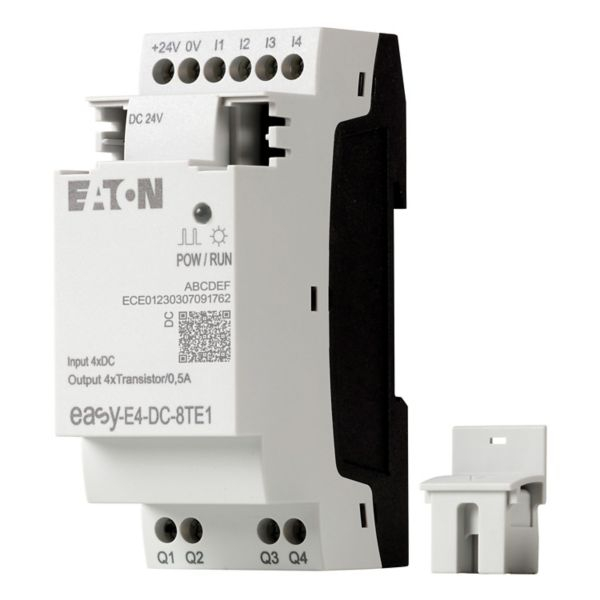 EASY-E4-DC-8TE1, Modul de extensie pentru easyE4, 24V DC, 4 intrari, 4 iesiri tranzistori [1]