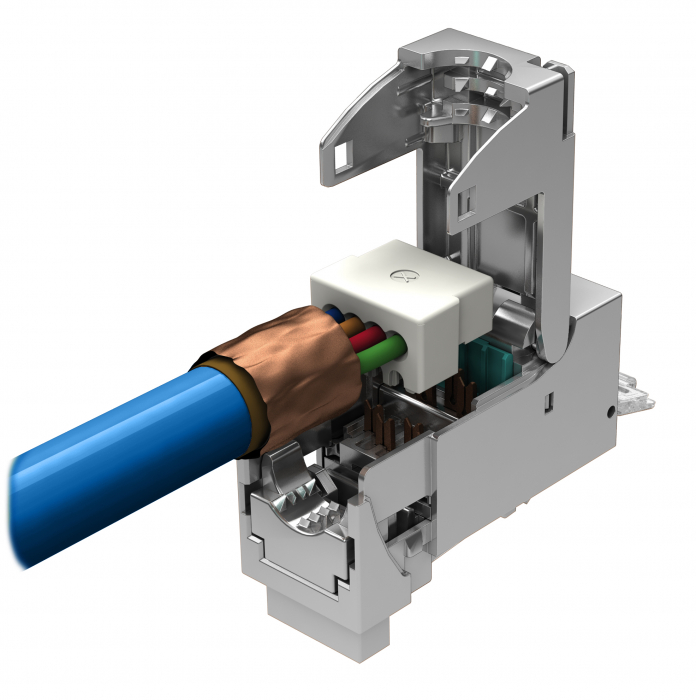 fixLink SL RJ45 shielded Cat.6a AWG 27-26 PVP PU: 24 [1]