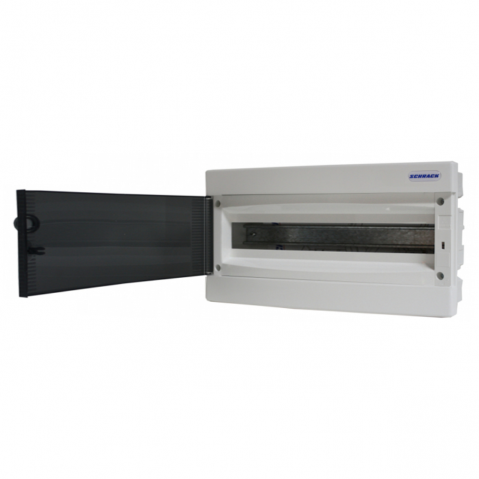 Flush-mounted enclosure 1-row, 18MW, for partition wall [1]