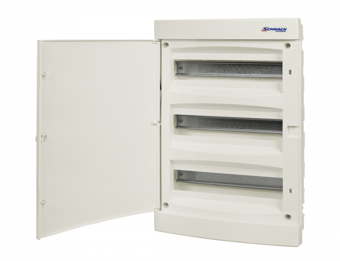 Flush-mounted enclosure 3-rows, 54MW, for partition wall [1]