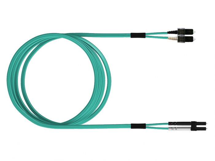 FO Patch Cord Premium, Duplex, LCD/SCD, G50/125, OM3, 7,5m [1]