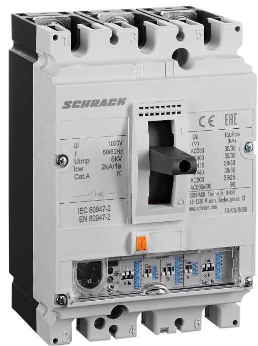 Intreruptoare automate compacte MX, marime 2, 3 poli, 36kA [1]