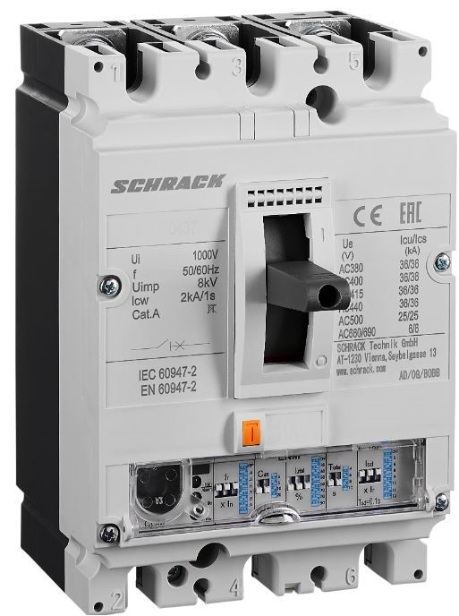 Intreruptoare automate compacte MX, marime 2, 3 poli, 50kA [1]