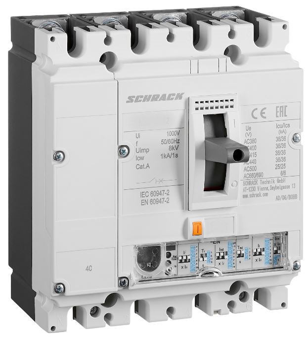 Intreruptoare automate compacte MX, marime 2, 4 poli, 36kA [1]