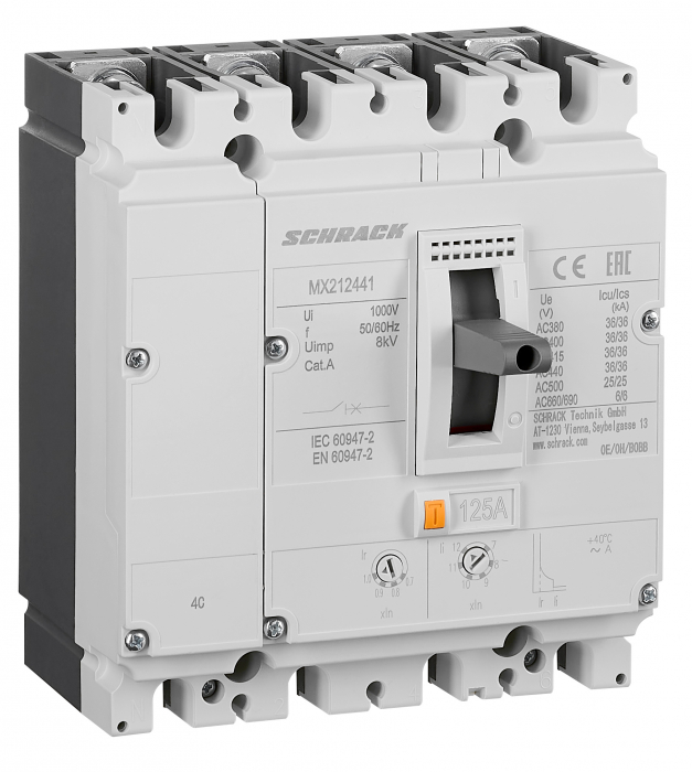 Intreruptoare automate compacte MX, marime 2, 4 poli, 36kA [1]