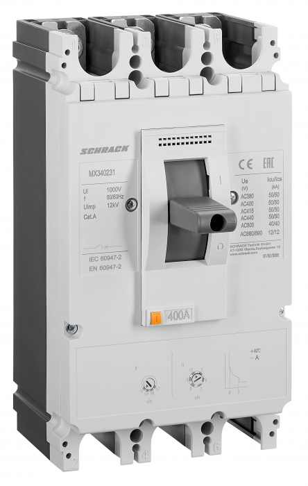 Intreruptoare automate compacte MX, marime 3, 3 poli, 50kA [1]