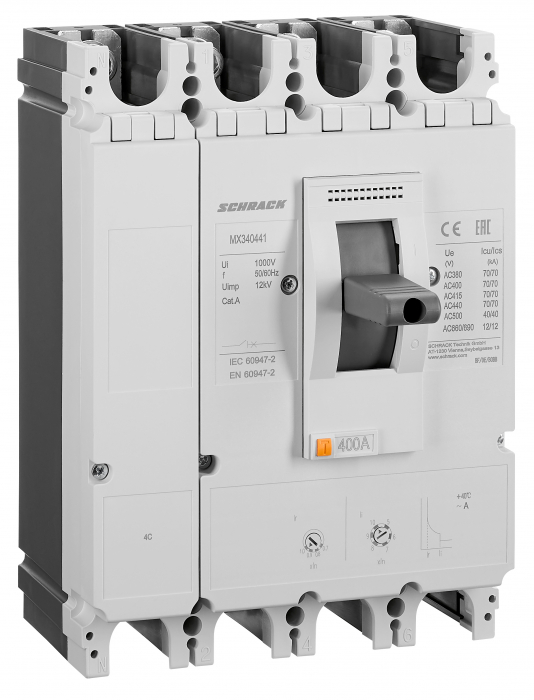 Intreruptoare automate compacte MX, marime 3, 4 poli, 36kA [1]