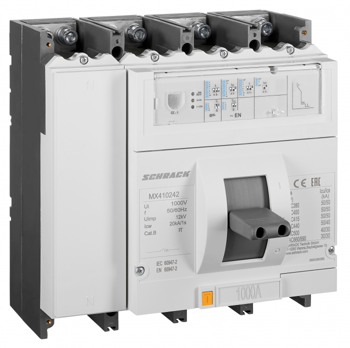Intreruptoare automate compacte MX, marime 4, 4 poli, 50kA [1]