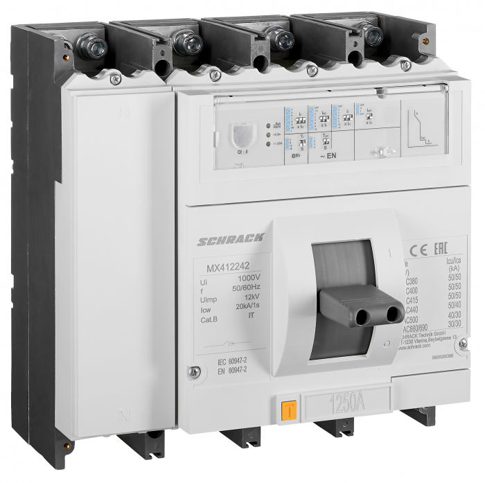 Intreruptoare automate compacte MX, marime 4, 4 poli, 50kA [1]