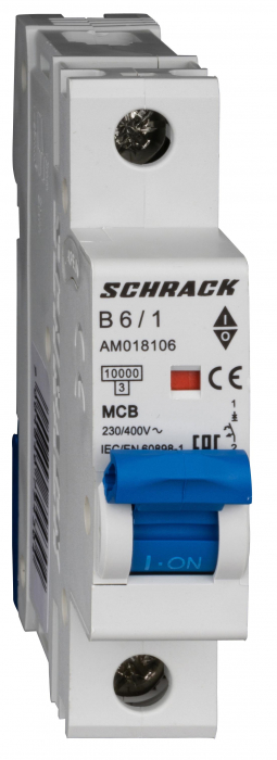 Intreruptor automat AMPARO 10kA, B 10A, 1 pol [1]