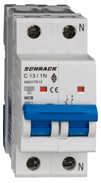 Intreruptor automat AMPARO 10kA, C 16A, 1+N [1]