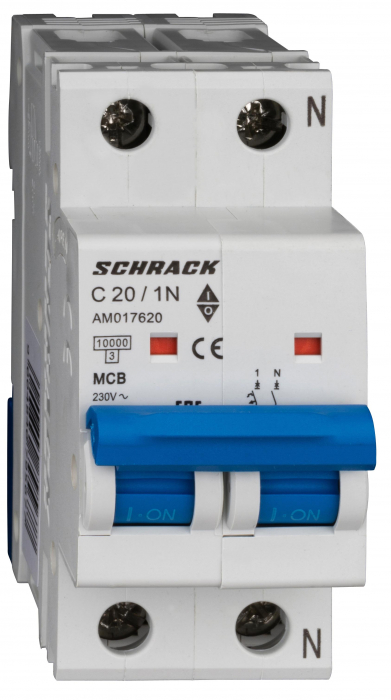 Intreruptor automat AMPARO 10kA, C 25A, 1+N [1]