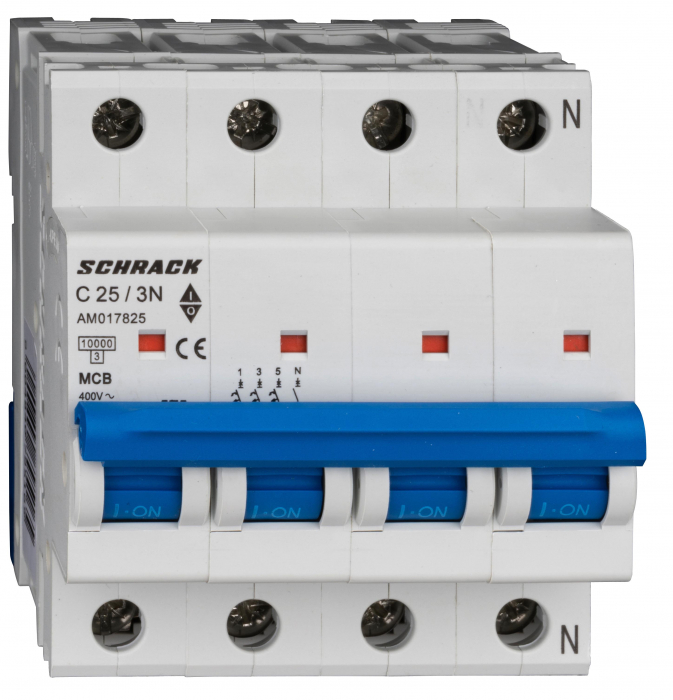 Intreruptor automat AMPARO 10kA, C 32A, 3+N [1]
