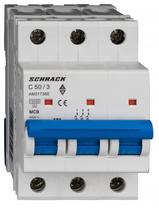 Intreruptor automat AMPARO 10kA, C 63A, 3 poli [1]