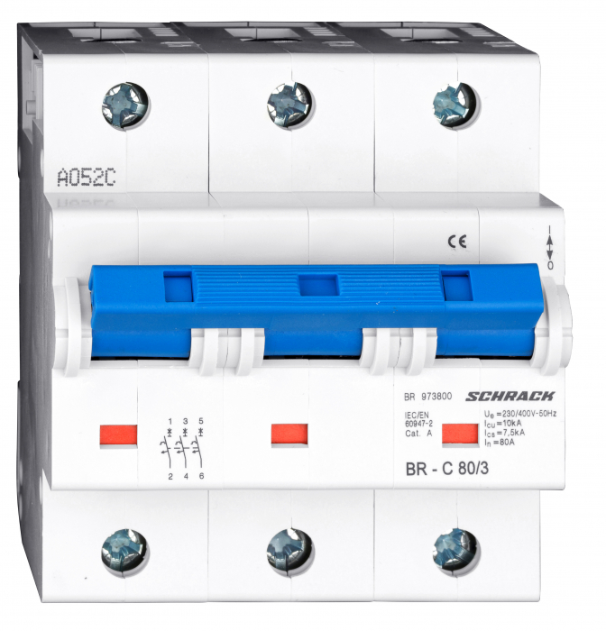 Intreruptor automat C 100A, 3 poli, 10kA [1]