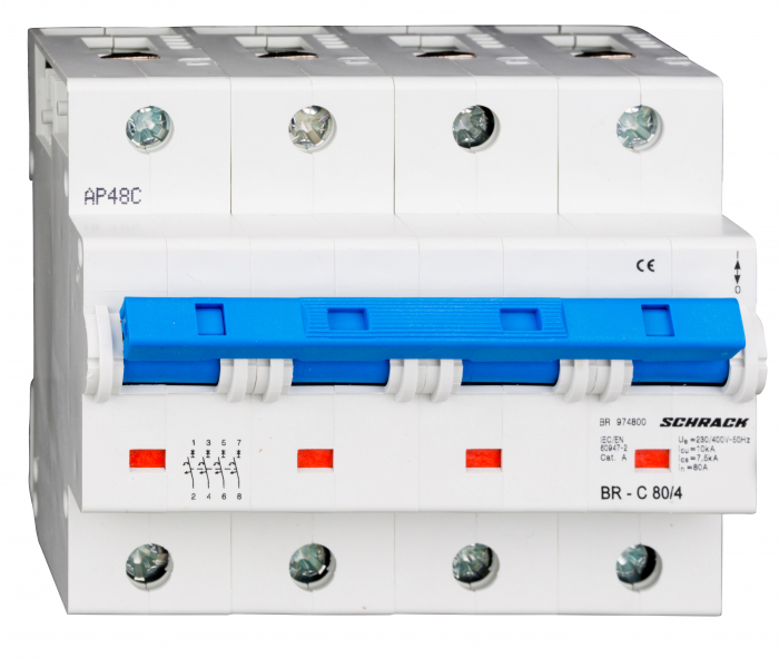 Intreruptor automat C 100A, 4 poli, 10kA [1]
