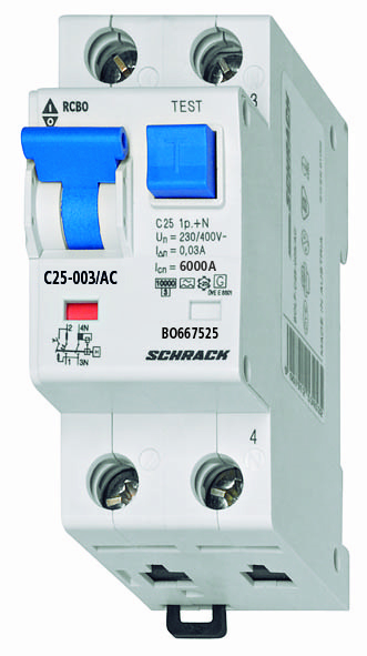 Intreruptor automat+diferential, C32/30mA, 6kA, tip AC, 1P+N [1]
