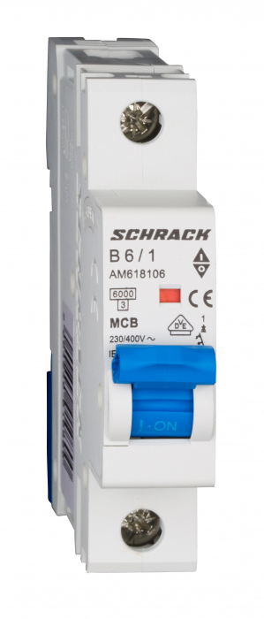 Intreruptor automat modular (MCB) AMPARO 6kA, B 10A, 1-pol [1]
