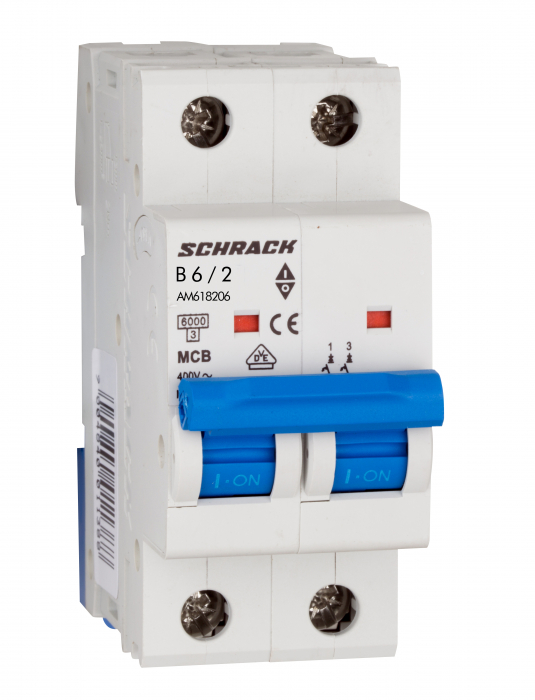 Intreruptor automat modular (MCB) AMPARO 6kA, B 10A, 2-poli [1]