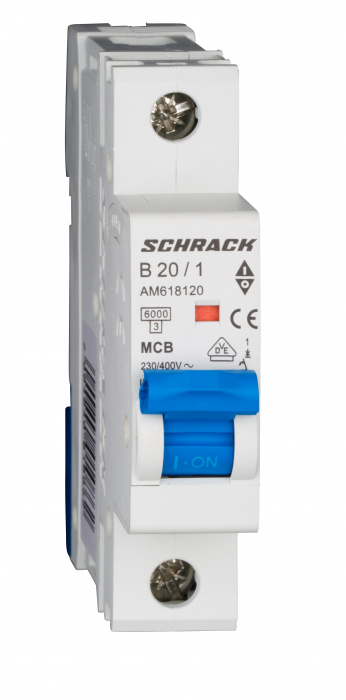 Intreruptor automat modular (MCB) AMPARO 6kA, B 25A, 1-pol [1]