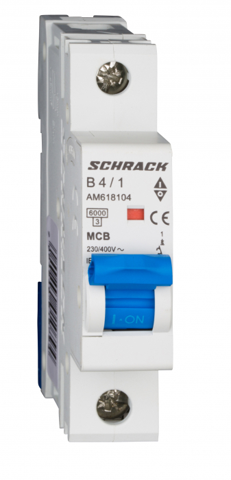 Intreruptor automat modular (MCB) AMPARO 6kA, B 6A, 1-pol [1]