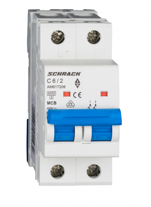 Intreruptor automat modular (MCB) AMPARO 6kA, C 10A, 2-poli [1]