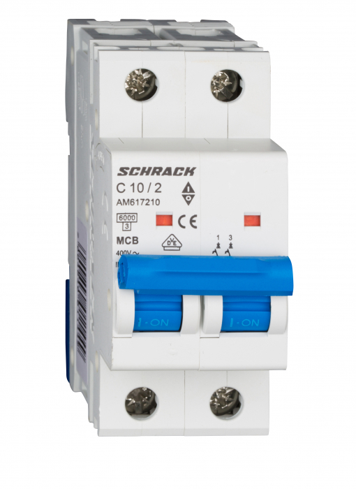 Intreruptor automat modular (MCB) AMPARO 6kA, C 13A, 2-poli [1]