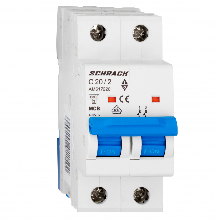 Intreruptor automat modular (MCB) AMPARO 6kA, C 25A, 2-poli [1]