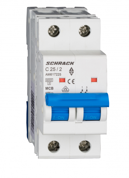 Intreruptor automat modular (MCB) AMPARO 6kA, C 32A, 2-poli [1]