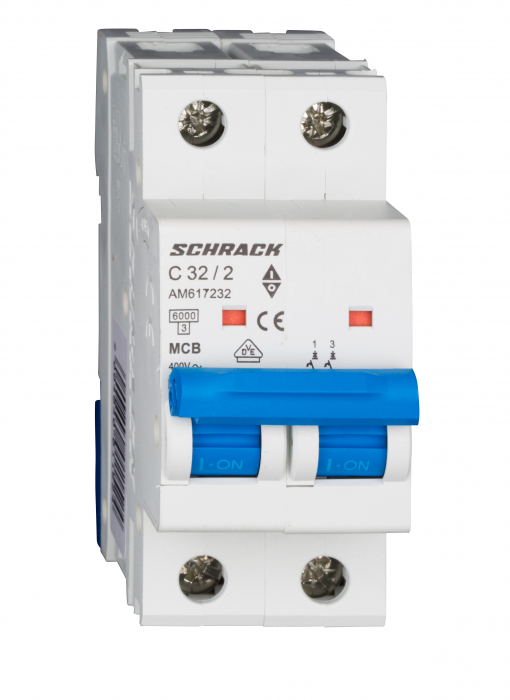 Intreruptor automat modular (MCB) AMPARO 6kA, C 40A, 2-poli [1]