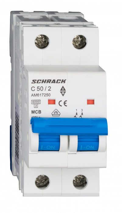 Intreruptor automat modular (MCB) AMPARO 6kA, C 63A, 2-poli [1]
