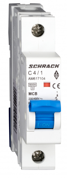 Intreruptor automat modular (MCB) AMPARO 6kA, C 6A, 1-pol [1]