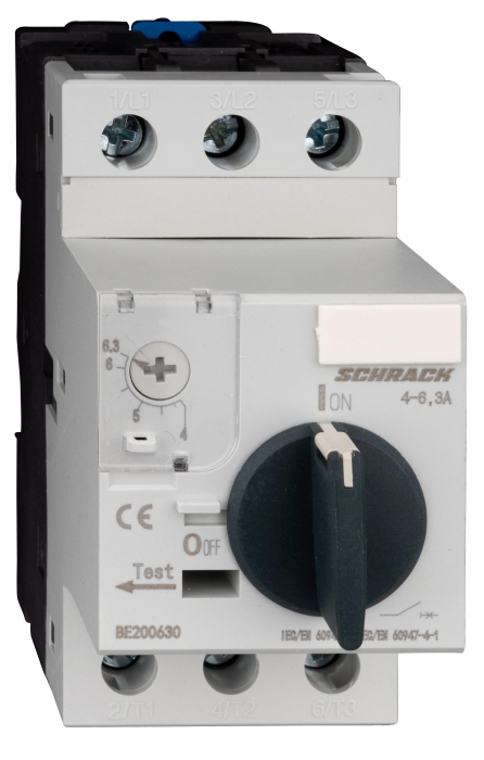 Intreruptor de protectie motoare BE2, 3-poli, 6-10A [1]
