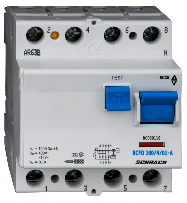 Intreruptor diferential 100A 4poli 300mA, tip A [1]