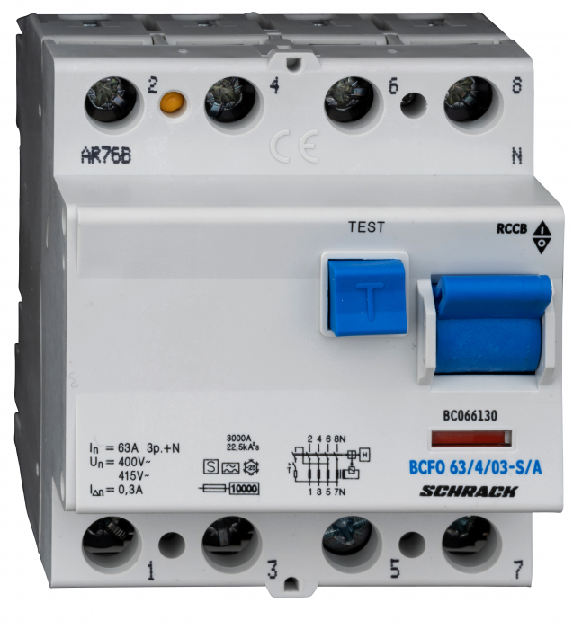 Intreruptor diferential 63A 4poli 100mA [1]