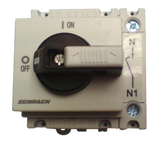 Intreruptor principal modular 40A negru 4p [1]