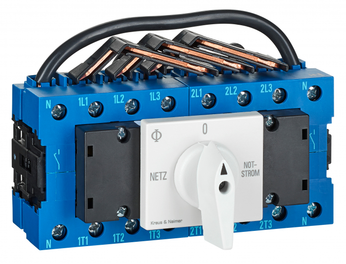 KA63 Changeover Switch Netz-0-Notstrom, modular, 4-pole 63A [1]