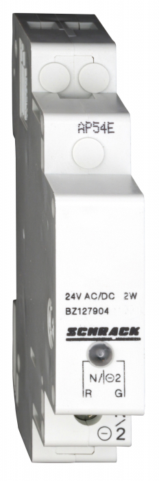 Lampa semnal. mod. dubla cu LED-uri rosu/verde, 12-24V AC/DC [1]